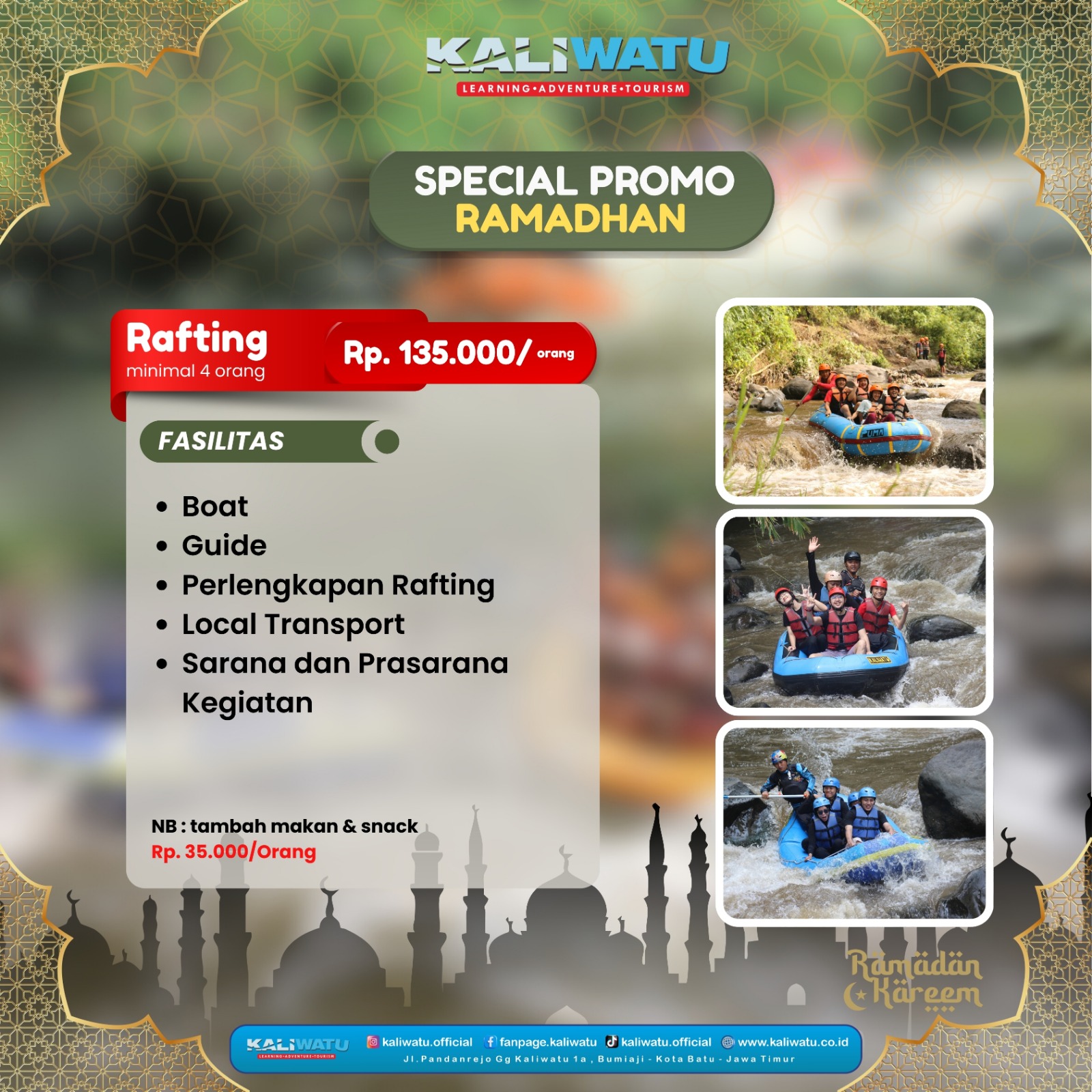 Promo Rafting Kaliwatu
