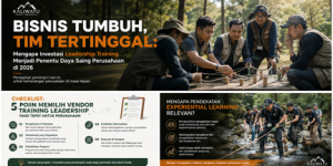 Tim manajerial perusahaan mengikuti program leadership training berbasis experiential learning dari Kaliwatu Group